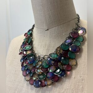 Fun Multicolor Statement Necklace